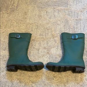 dark green like new kids rain boots
